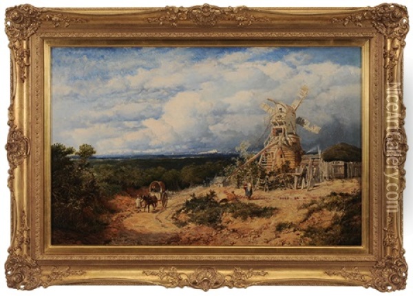 Landscape Near Nottingham Oil Painting - Edmund John Niemann