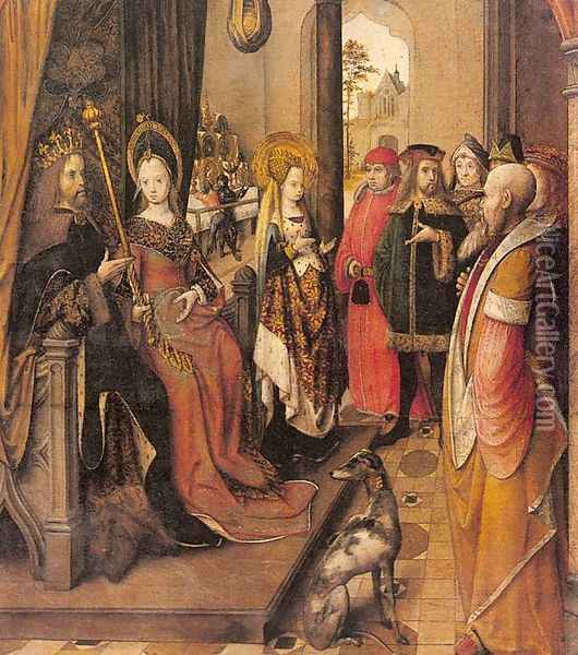 St. Ursula Announces her Pilgrimage to the Court of her Father Oil Painting - Master of the Legend of St. Ursula