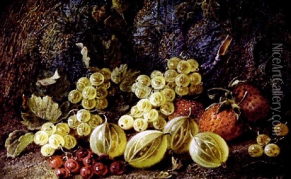 Naturaleza Muerta Con Fruta (still Life With Fruits) Oil Painting - Vincent Clare