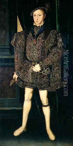 Edward VI 1537-53 Oil Painting - William Scrots