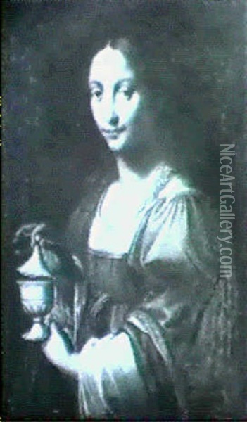 Maddalena Oil Painting - Bernardino Luini