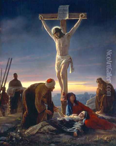 The Crucifixion Oil Painting - Carl Heinrich Bloch