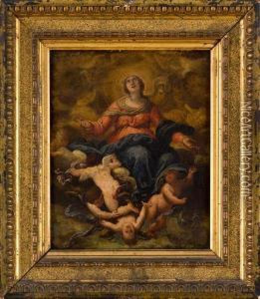 Assunzione Della Vergine Oil Painting - Alessandro Tiarini