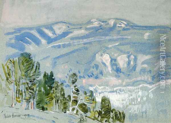 Looking towards Mount Adams from Mount Hood Oil Painting - Childe Hassam