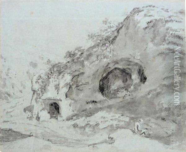 Dove Hole, Derbyshire Oil Painting - John Constable