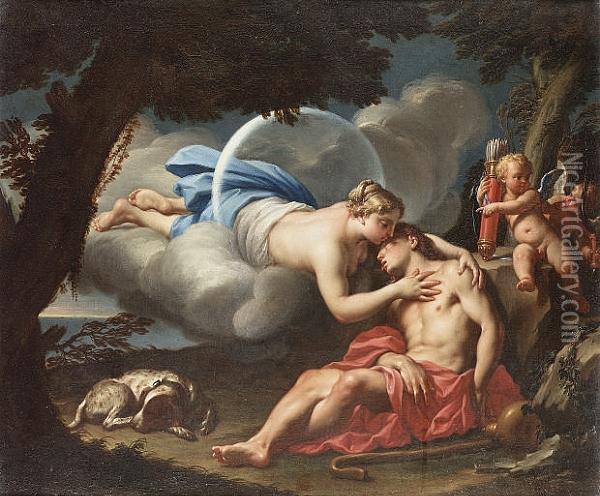 Diana And Endymion Oil Painting - Francesco Trevisani