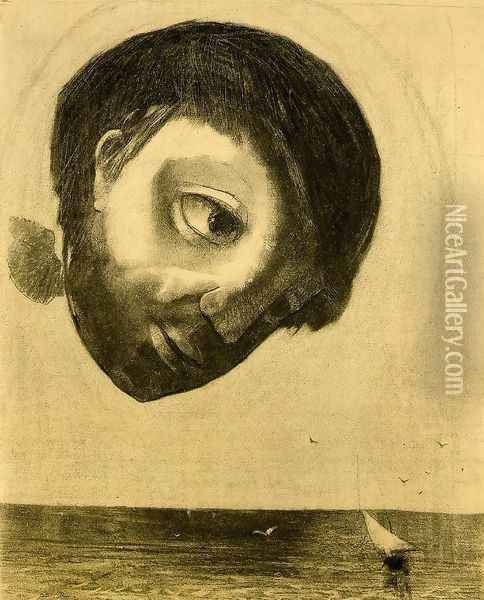 Guardian Spirit of the Waters Oil Painting - Odilon Redon