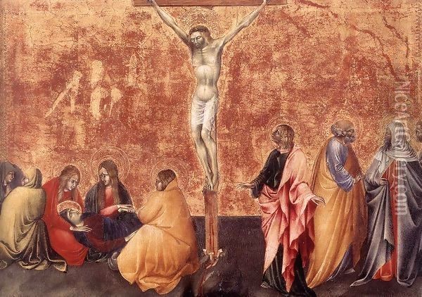 The Crucifixion of Christ Oil Painting - Paolo di Grazia Giovanni di