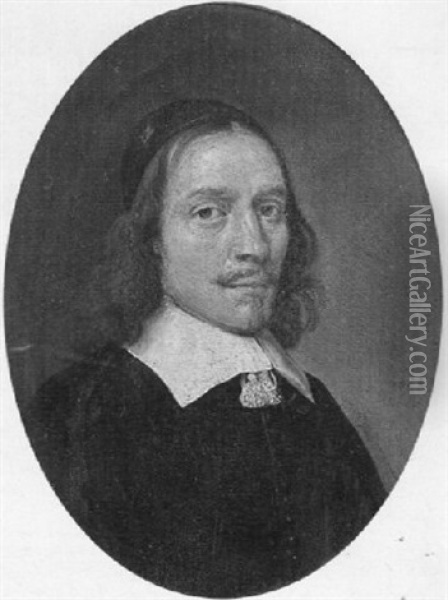 Portrait De Gentilhomme Oil Painting - Pieter Cornelisz van Slingeland