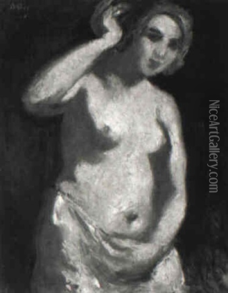 Desnudo Oil Painting - Manuel Ortiz De Zarate