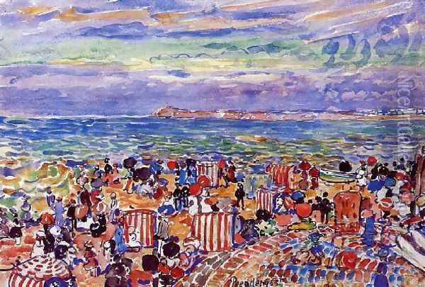 St Malo No 2 Oil Painting - Maurice Brazil Prendergast