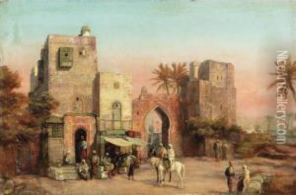 Cairo, Egypt Oil Painting - Johann Christoph Frisch