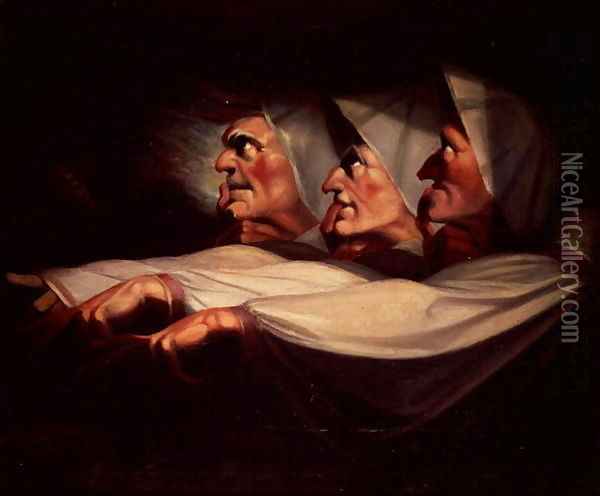 Three Witches Oil Painting - Johann Henry Fuseli