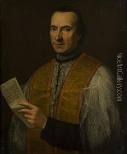 Ritratto Di Giannantonio Marzocchi Oil Painting - Giovanni Battista Rossi