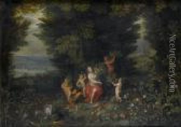 Allegory Of Earth Oil Painting - Jan The Elder Brueghel
