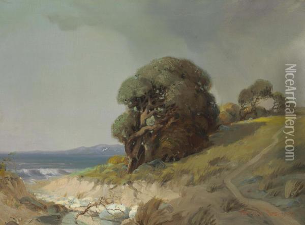 California Landscape Oil Painting - Carl Oscar Borg