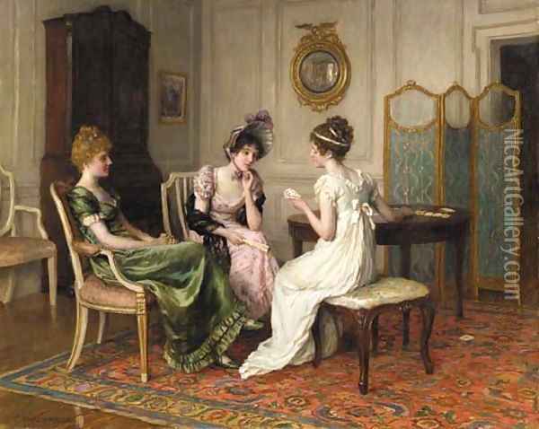 The fortune teller Oil Painting - Charles Haigh-Wood