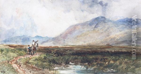 Snowdon From Nant-gwynant Oil Painting - Edmund Morison Wimperis