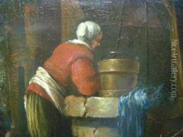 Tableau D'histoire Du Basson. 1644 Oil Painting - Willem Kalf