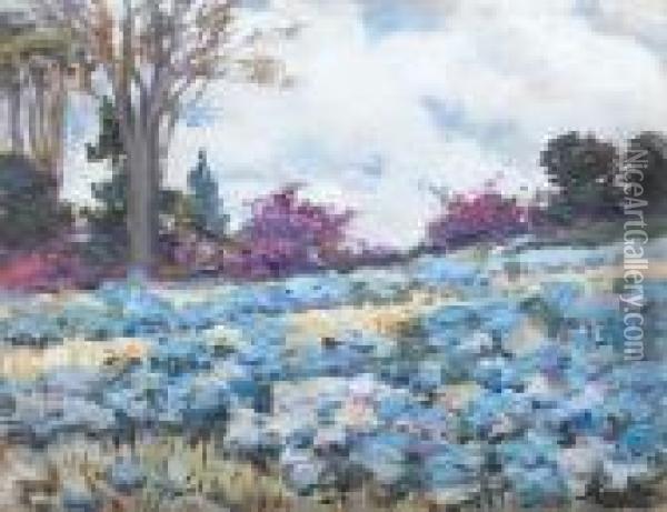 Blossom Oil Painting - Hugo Pieter Naude