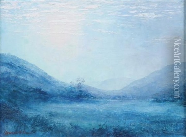 Alaskan View Oil Painting - Leonard M. Davis