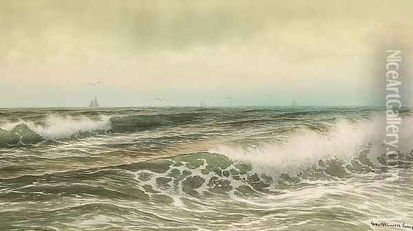 Sunrise Surf Oil Painting - George Howell Gay