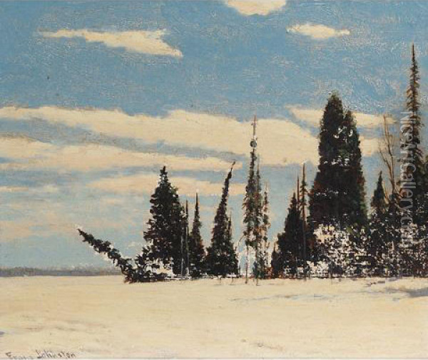 The Silent Land Oil Painting - Franz Hans Johnston