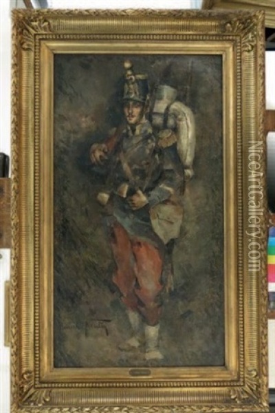 Le Soldat Oil Painting - Bernard Naudin