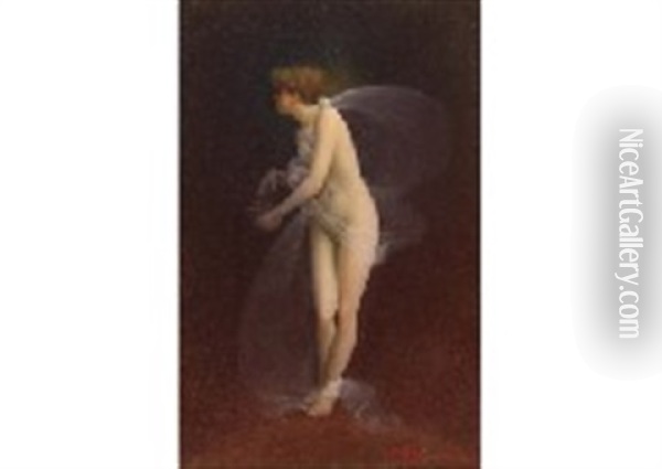 Nude Oil Painting - Charles Frederick Lowcock