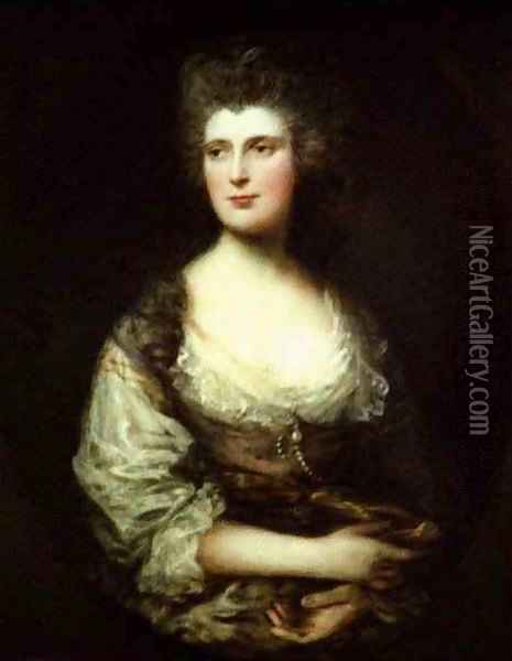 Mrs Henry Fane Oil Painting - Thomas Gainsborough