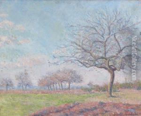 Paysage Aux Arbres Fruitiers Oil Painting - Blanche Hoschede-Monet