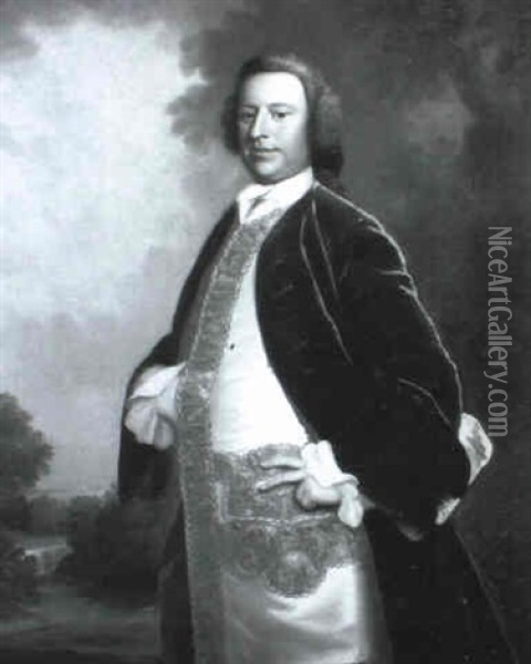 Portrait Of William Morrice Of Belshanger Oil Painting - Richard Phelps