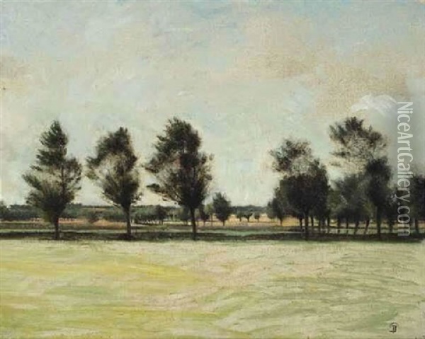 Landschaft Auf Falster Oil Painting - Peter Vilhelm Ilsted
