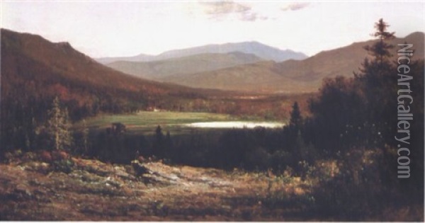 Overlooking The Valley Oil Painting - Homer Dodge Martin