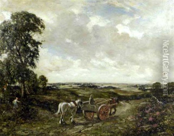 The Hay Wagon Oil Painting - John Rabone Harvey