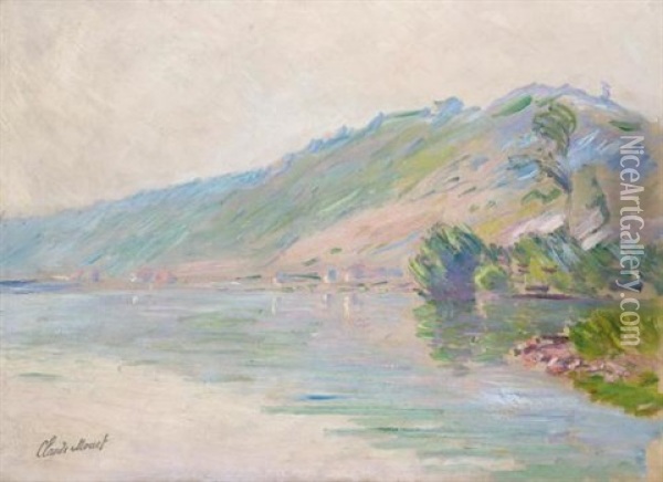 La Seine A Port-villez, Temps Clair Oil Painting - Claude Monet