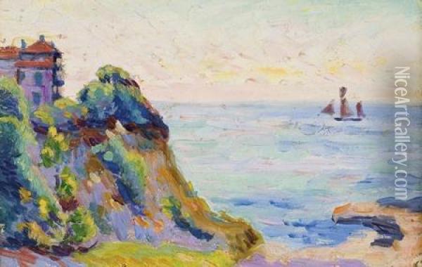 Sea Shore Oil Painting - Armand Guillaumin