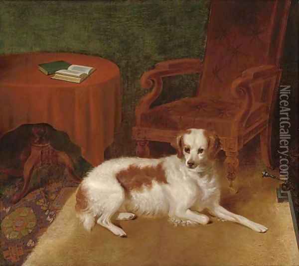 Master's favourite chair Oil Painting - Thomas W. King