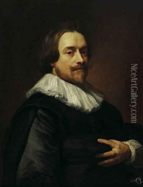 Portrait of a man Oil Painting - Sir Anthony Van Dyck