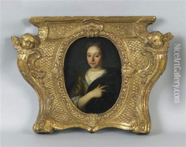 Portrait De Madame Bejart(?) Oil Painting - Nicolaes Maes