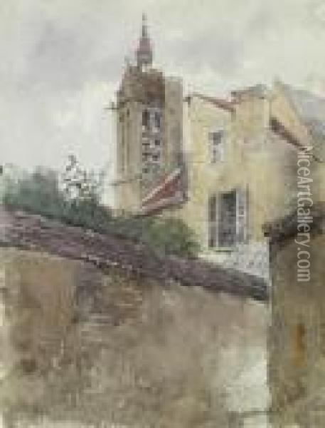 Caen, Abbaye Aux Dames Oil Painting - Marie Egner