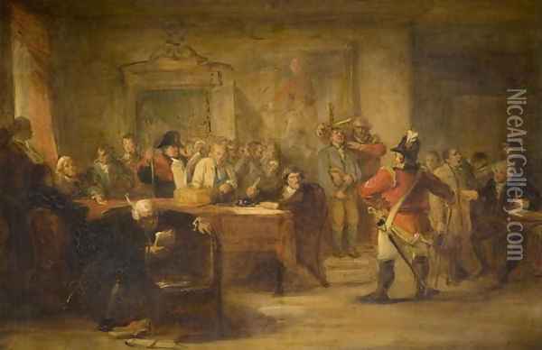 The Recruit, 1849 Oil Painting - John Phillip
