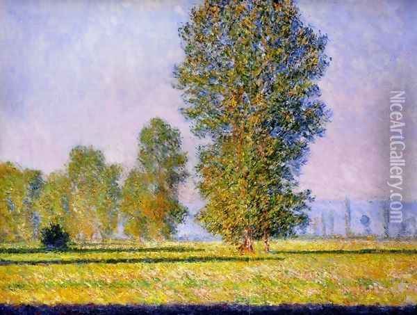 Landscape with Figures Giverny 1888 Oil Painting - Claude Oscar Monet