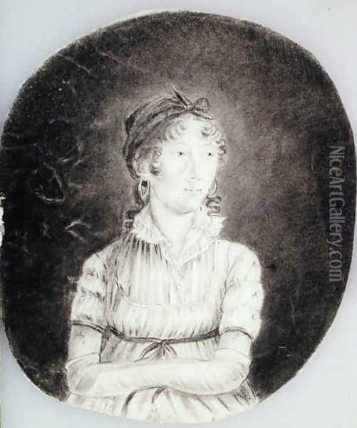 Self Portrait Oil Painting - Anne Marguerite Hyde de Neuville