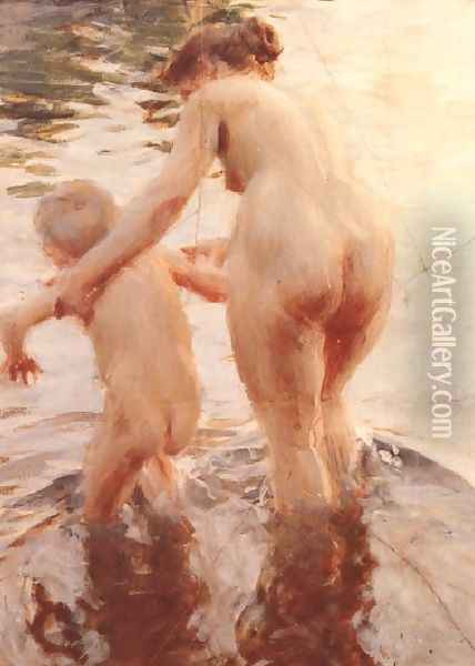 En premiär (A premiere) Oil Painting - Anders Zorn