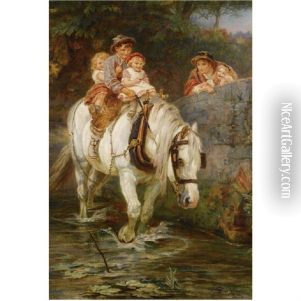 Hold Tight Oil Painting - Frederick Morgan