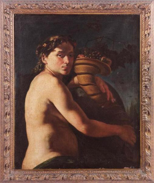 Bacco Oil Painting - Michelangelo Merisi Da Caravaggio