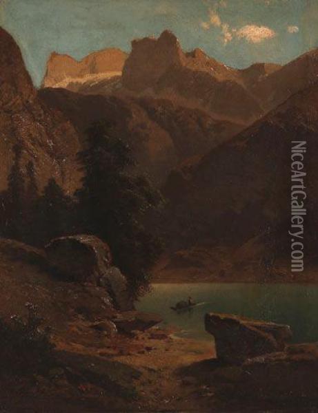 Mountain Landscape Oil Painting - Dedo Carmiencke
