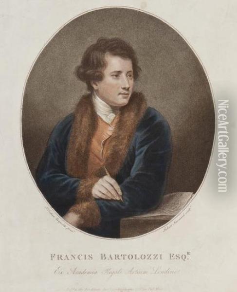 Francis Bartolozzi Oil Painting - Robert Samuel Marcuard