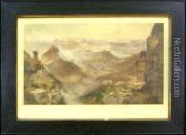 Grand Canyon Of The Colorado River,arizona Oil Painting - Thomas Moran